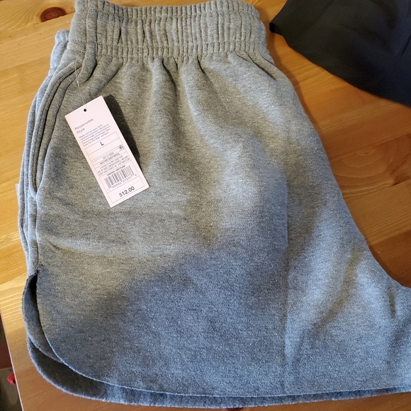 Wild Fable™- High-Rise Dolphin Shorts -  Gray L - Picture 7 of 8